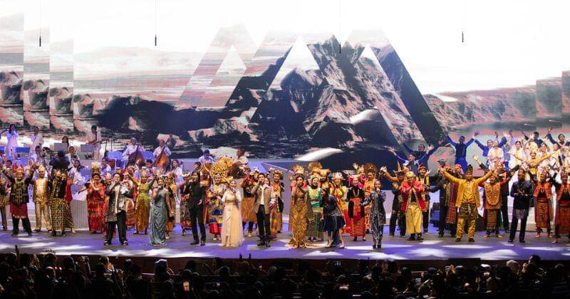 Pergelaran "Malam 100 Cinta", Sabtu (9/12/2023) - Dok/Smartfren